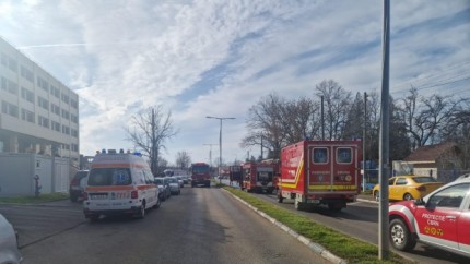 Incendiu la Spitalului Municipal din Călărași. A fost activat Planul Roșu de Intervenție