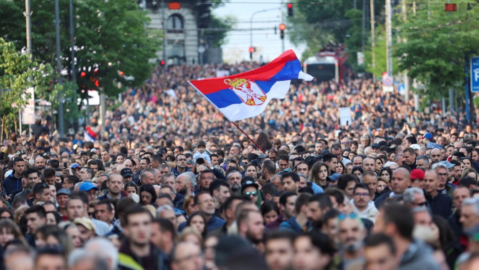 Ample proteste în Serbia. Studenții îndemnă la blocarea drumurilor. Toţi la blocadă Toţi în stradă