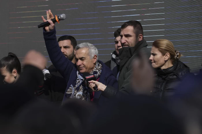 Călin Georgescu protest