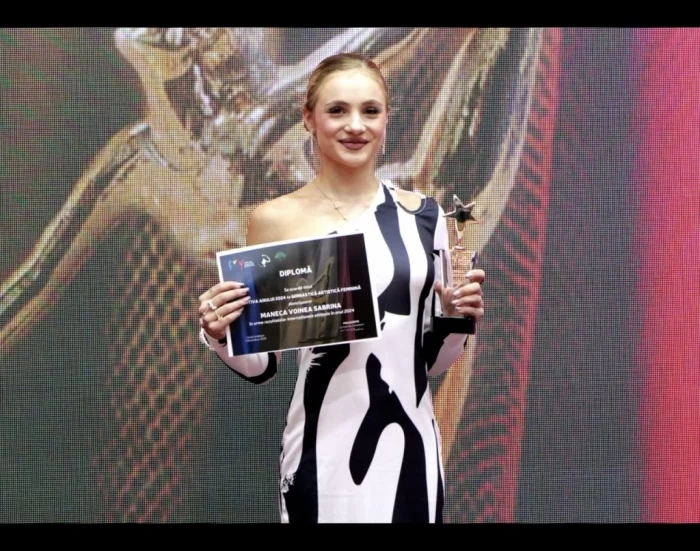 Sabrina Voinea vrea să fie model pentru Cătălin Botezatu. De pe podium, gimnasta a ajuns la prezentări de modă