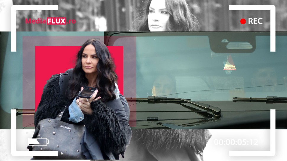 EXCLUSIV PAPARAZZI. Ciao bella Adelina Chivu aduce Italia pe străzile din București  GALERIE FOTO  VIDEO