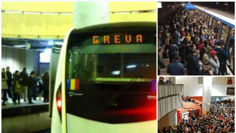 O nouă grevă provoacă haos în România. Angajații Metrorex își cer drepturile