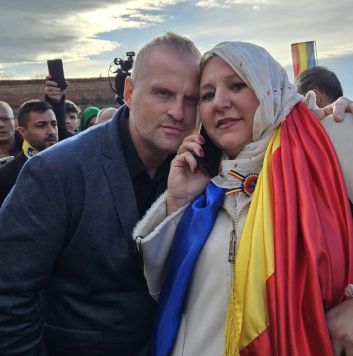 Călin Mărcuș și Diana Șoșoacă