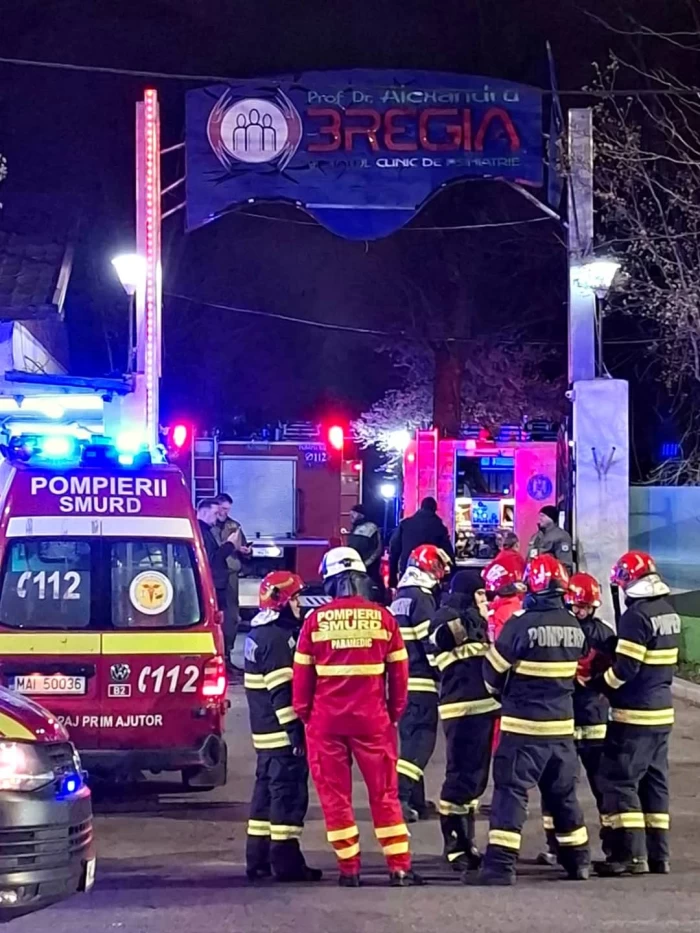 Incendiu la Spitalul Obregia