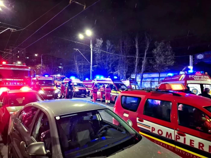 Incendiu la Spitalul Obregia