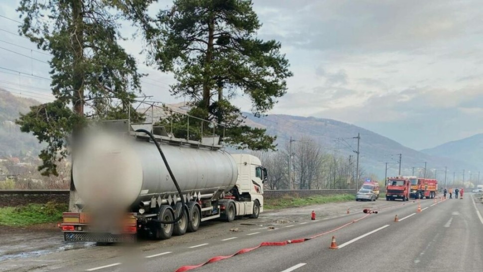 Incident chimic la Comarnic Populația avertizată prin mesaj RO-ALERT. Evacuarea persoanelor din zonă este în desfăşurare