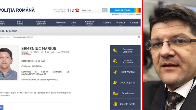 Suspect în dosarul de trădare dat în urmărire generală. A fugit din țară după decizia de arestare preventivă