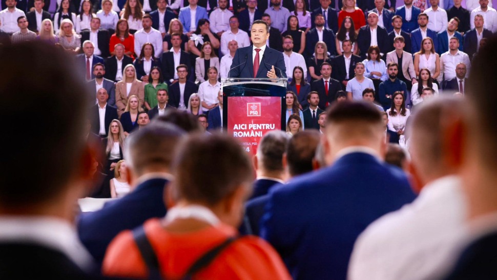 Congres PSD. Sorin Grindeanu și echipa sa cer votul social-democraților Uniţi pentru români. Puternici doar împreună. Partidul își schimbă statutul