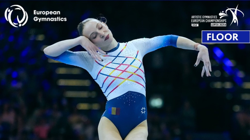 Performanță pentru Ana Bărbosu Aur la sol și argint la bârnă la Europenele de la Leipzig