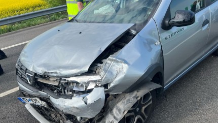 Carambol pe Autostrada Soarelui pe sensul spre Constanţa. Șase mașini implicate mai mulți răniți FOTO