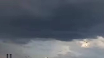 Peisaj de iarnă după furtună. Grindină cât oul în Dâmbovița VIDEO