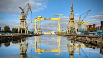 Şantierul Naval Damen din Galaţi va avea statut de şantier militar. Anunțul a fost făcut de directorul companiei