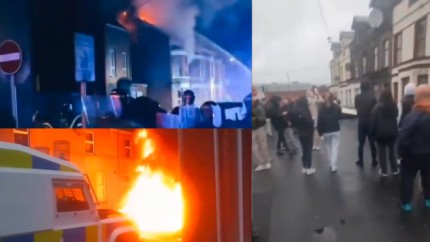 Violențe în Irlanda de Nord după ce doi adolescenți români au fost acuzați de tentativă de viol | VIDEO