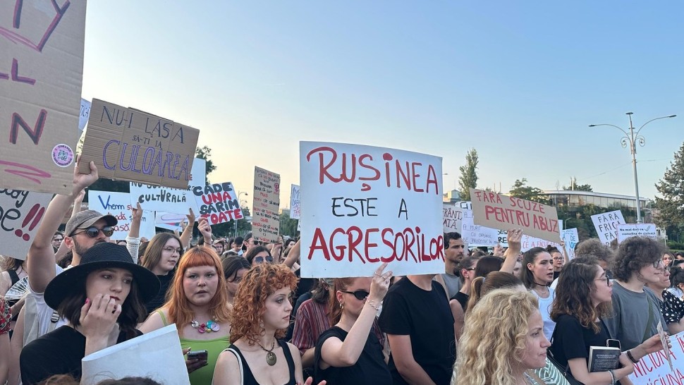 Protest în Piața Victoriei împotriva violenței la adresa femeilor. Nicușor Dan face un apel ferm către autorități Prea multe semnale de alarmă au fost ignorate