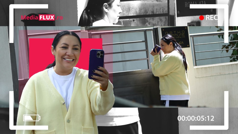 EXCLUSIV PAPARAZZI Andra are mare grijă de zâmbetul ei. Iubirea schimbă tot dar și dentistul poate face minuni GALERIE FOTO