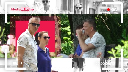 EXCLUSIV PAPARAZZI. Cosmin Cernat își retrăiește adolescența. Împarte o bere cu iubita în parc pe o băncuță FOTO și VIDEO