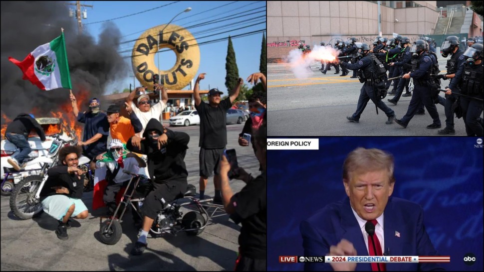 Donald Trump mobilizează Garda Națională în timp ce protestele violente împotriva agenților de imigrare continuă în Los Angeles VIDEO