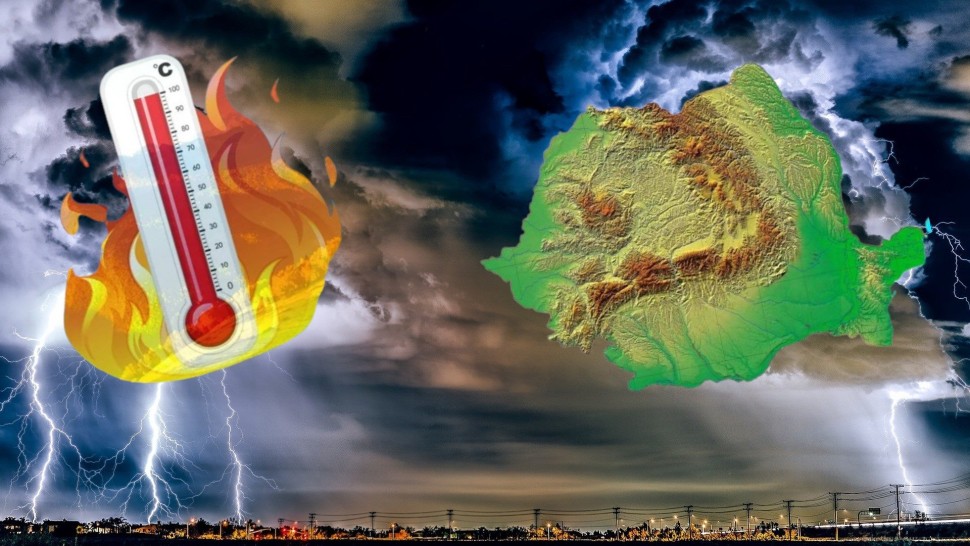 Avertizare ANM de ultimă oră. Coduri galbene şi portocalii de instabilitate atmosferică pentru aproape toată țara HARTĂ