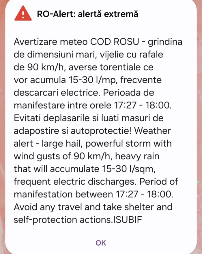 ro-alert cod roșu