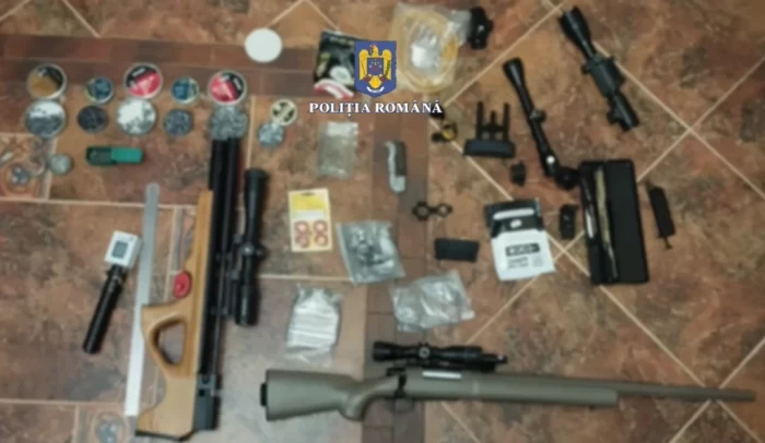 Peste 65 de percheziții în Timiș, într-un dosar privind nerespectarea regimului armelor și al munițiilor