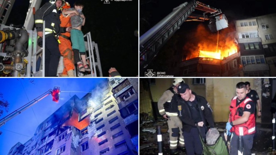 Atac aerian al Rusiei asupra Odesei cinci răniți între care doi copii SUA au oprit livrările de rachete către Ucraina