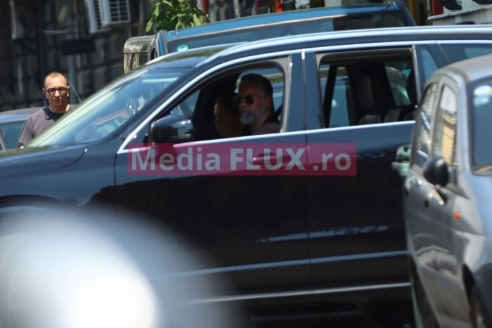 Cezar Ionașcu și Oksana Ionașcu fotografiați de paparazzi Mediaflux