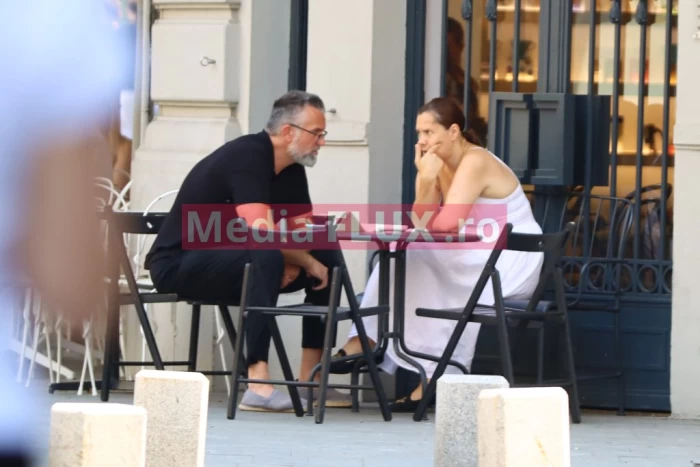 Cezar Ionașcu și Oksana Ionașcu fotografiați de paparazzi Mediaflux