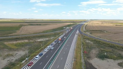 Pe autostradă de la București până la Focșani. Se deschide traficul pe bucată lipsă din Autostrada Moldovei de lângă Buzău