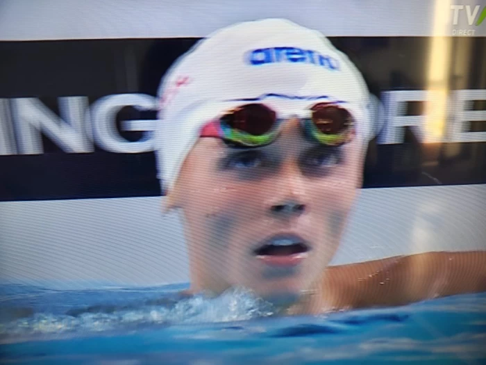 David Popovici, aur la cursa de 100 m sursa foto: Captura video TVR 2