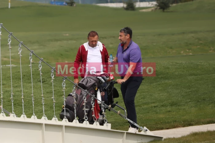 Dorin Mateiu și Dinu Pescariu, prieteni la cataramă la golf! Numitorul comun rămâne Halep