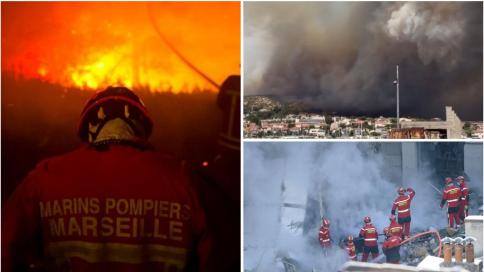 MAE alertă de călătorie pentru Franța. Incendiu de proporţii cu propagare rapidă lângă Marsilia