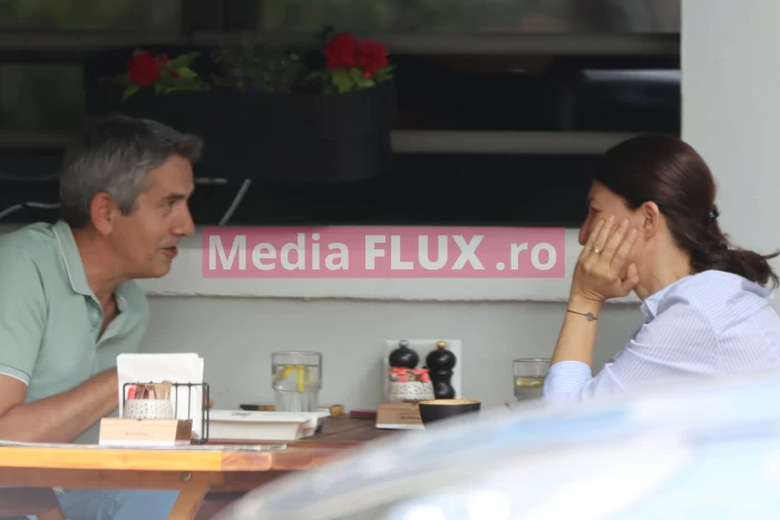 Violeta Alexandru și Ionel Dancă, surprinși împreună în oraș la cafea și îmbrățișări