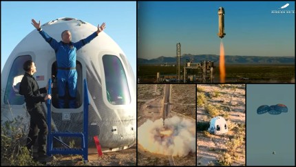 Misiunea Blue Origin NS-34 a fost lansată UPDATE Zborul a decurs normal capsula s-a întors pe Pământ Gökhan Erdem la coborâre Mulțumesc pentru tot Iubesc Pământul LIVE VIDEO