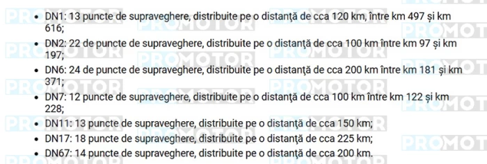 Lista completă a radarelor fixe din România! Orice șofer ar trebui să le știe locul și să conducă prudent