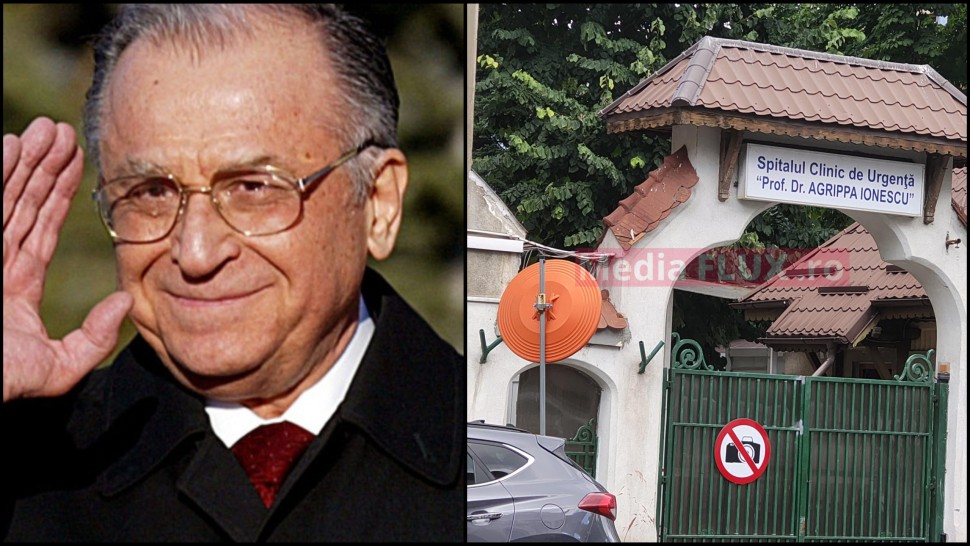 EXCLUSIV Primele imagini de la spitalul unde este internat Ion Iliescu Televiziunile încep să se adune în așteptarea inevitabilului FOTO și VIDEO