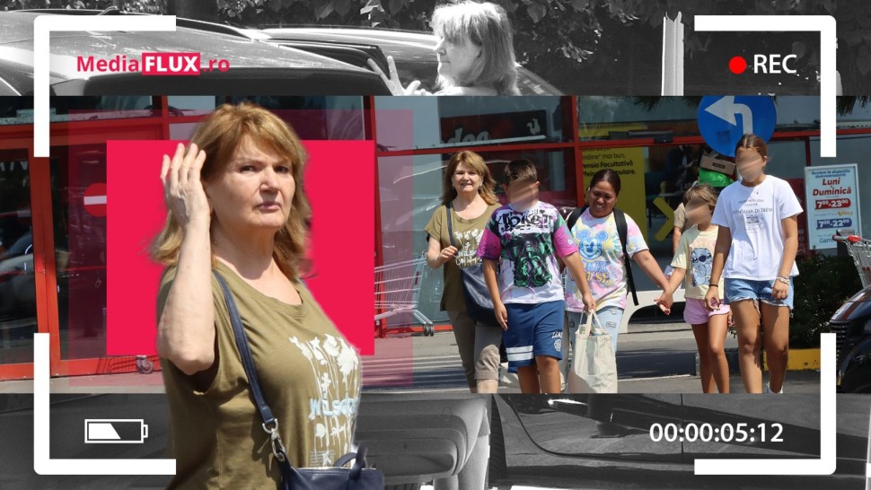 EXCLUSIV PAPARAZZI Imagini rare cu bunica Maria Băsescu. Organizare impecabilă cu nepoții le-a cumpărat o groază de rechizite dar i-a pus să și le care singuri VIDEO și FOTO