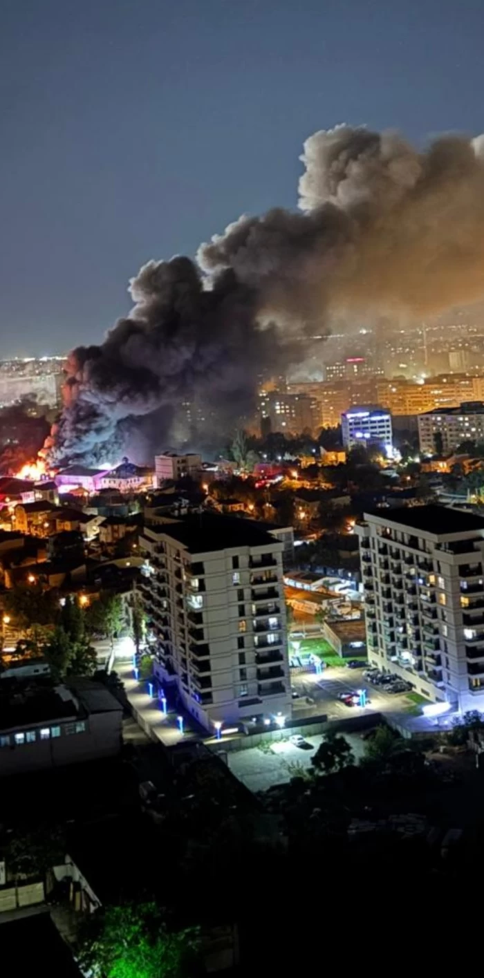 incendiu fum