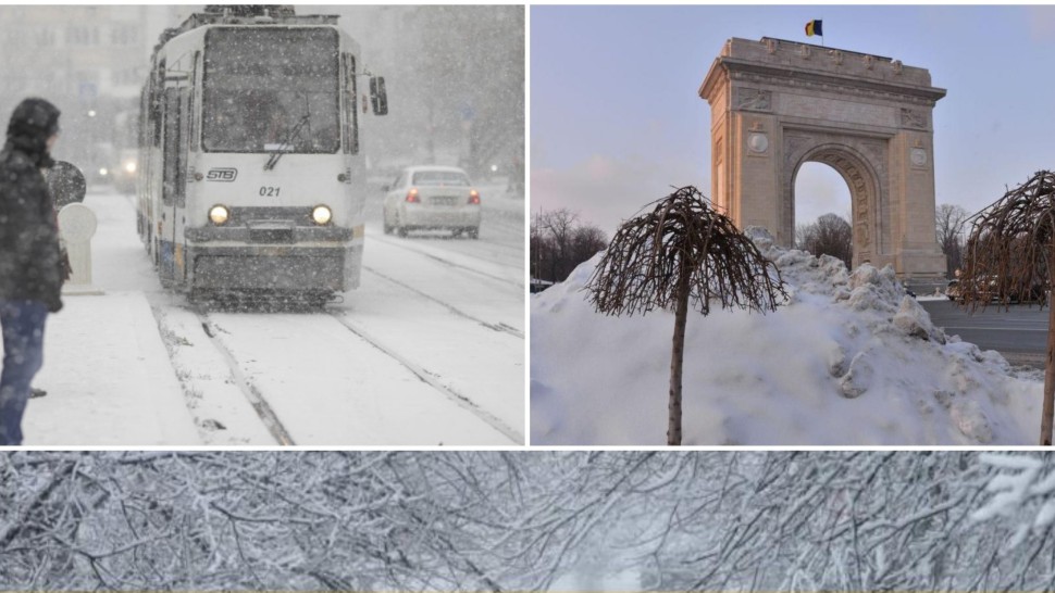 Ninsorile lovesc puternic toată țara. ANM anunță -15 grade în România. Cum va fi vremea până pe 10 februarie