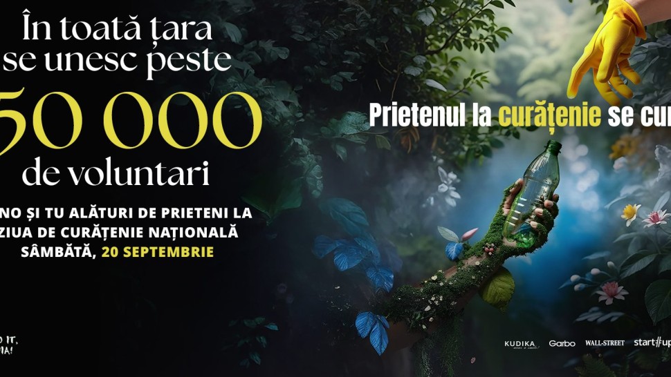 Ziua de Curățenie Națională 2025. Peste 150.000 de voluntari înscriși la cea mai mare acțiune civică Lets Do It Romania