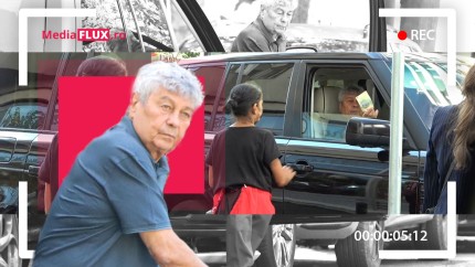 EXCLUSIV PAPARAZZI Mircea Lucescu galant într-un final. Când ai ceas de 40.000 de euro la mână cu un gest princiar poți oferi 50 de lei FOTO