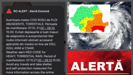 Meteo 8 octombrie. Ciclonul Barbara continuă să facă ravagii în România