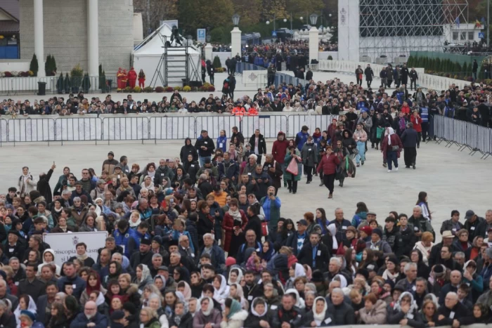 Ceremonia de sfințire a picturii Catedralei Mântuirii Neamului (Catedrala Națională), în București, 26 octombrie 2025. Inquam Photos George Călin