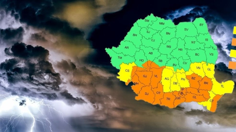 Ședință de urgență după alertele meteo. Avertizări de vreme severă emise de ANM și INHGA HĂRȚI