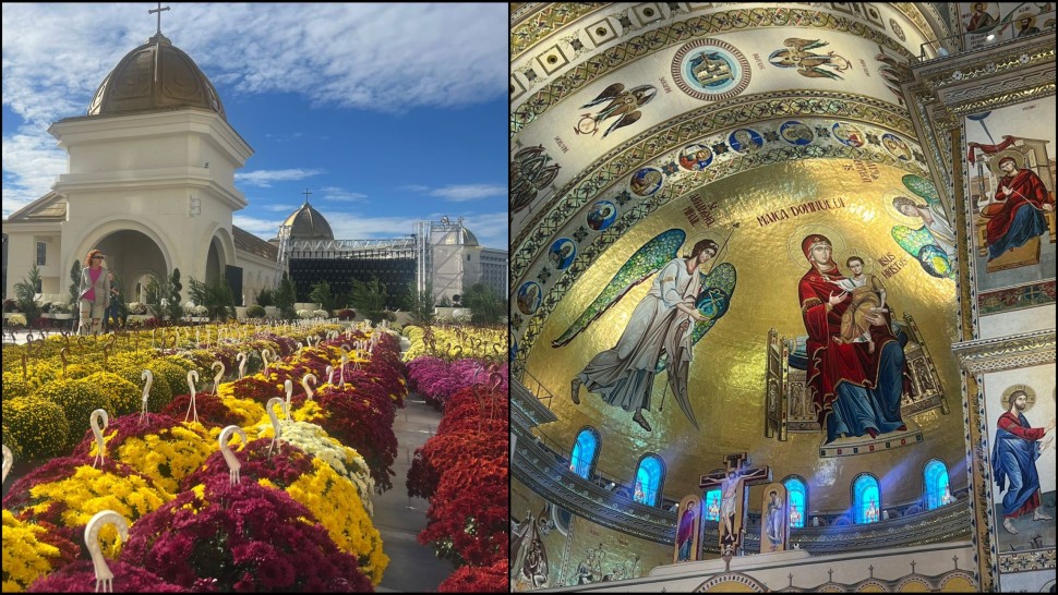 Primele imagini cu pictura din Catedrala Mântuirii Neamului cea mai mare biserică ortodoxă din lume Lăcașul recordurilor pregătit să primească românii VIDEO