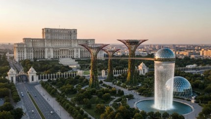 Plan spectaculos de transformare a Parcului Izvor. Proiectul futurist pentru zona de la intrarea Parlamentului