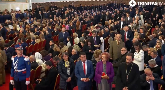 Sființirea Catedralei Naționale sursă foto: captură video Trinitas TV