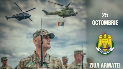 Ceremonii militare și religioase de Ziua Armatei României în toate România și în bazele militare din afara țării și în teatrele de operații. Programul complet al activităților