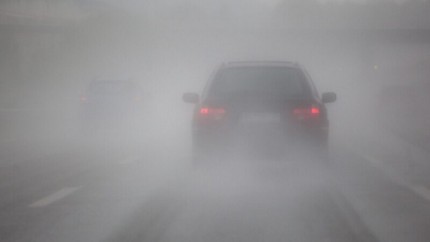Atenție șoferi Se circulă în condiții de ceață pe foarte multe drumuri din România inclusiv pe autostrăzile A0 A1 A3 și A7