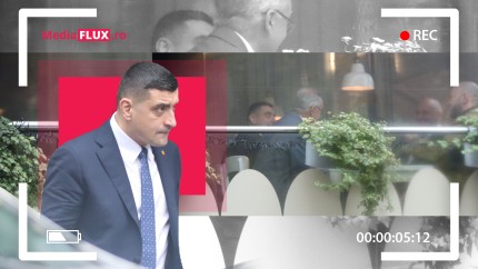 George Simion nostalgic după Georgia Meloni. În loc de naționalista brânză de burduf liderul AUR preferă cosmopolita Fior di Latte mozzarella FOTO PAPARAZZI