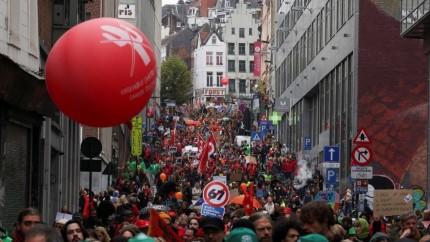 Belgia a declanșat greva la nivel național. Sunt anulate curse aeriene și feroviare